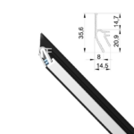 Профиль LumFer Clamp Umbra