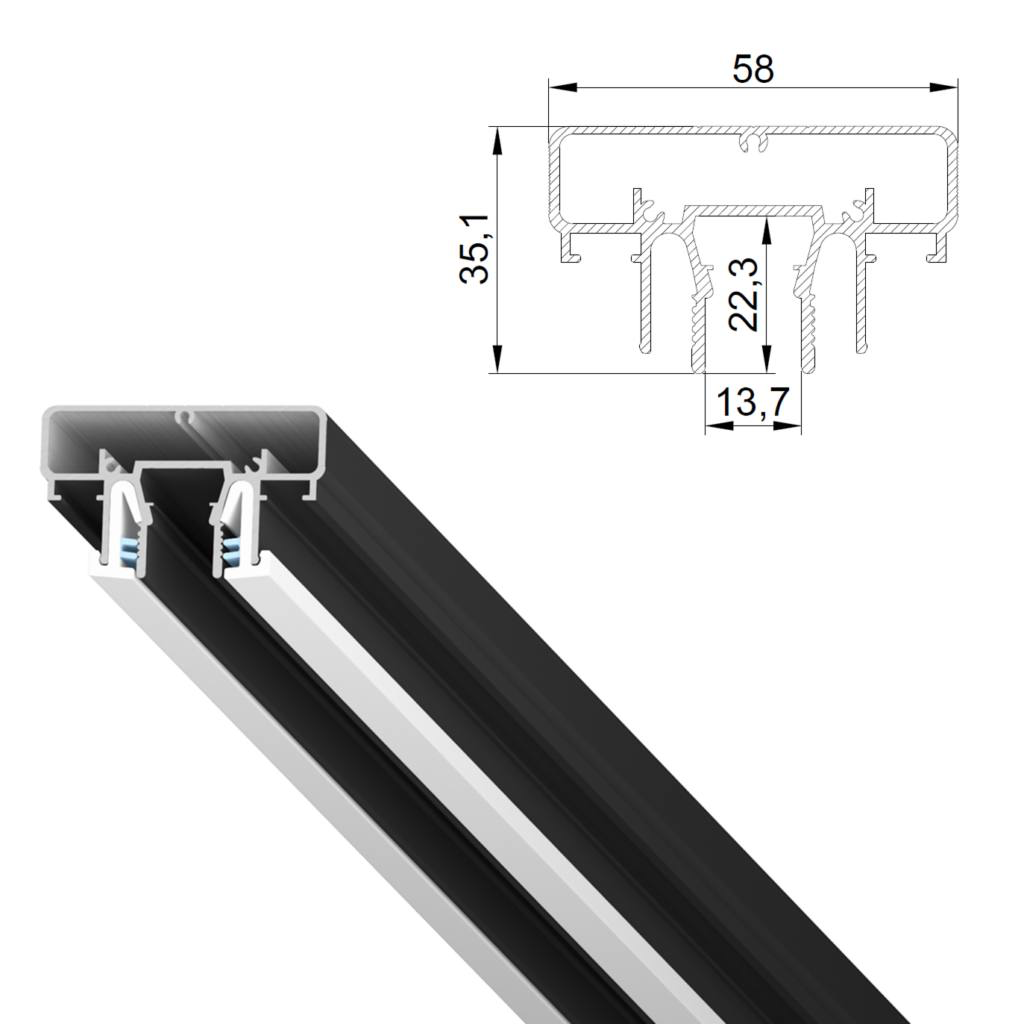 Профиль LumFer Clamp Meduza 14